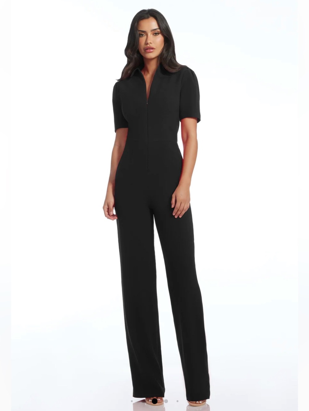 Dress The Population Gloria Jumpsuit Black Size XXL NWT - Picture 1 of 13